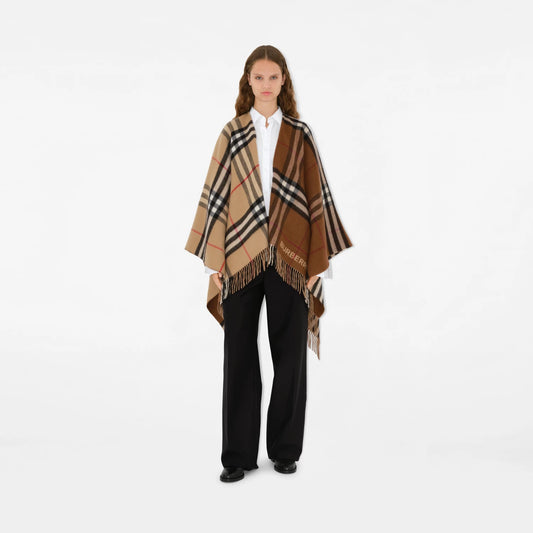 Burberry
Burberry Checked Fringed-Edge Cape