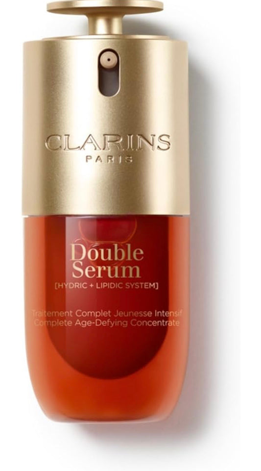 Clarins
Clarins DOUBLE SERUM | Anti Aging Face Serum | Visibly Firms, Smoothes, Boosts Radiance, and Refines Pores | 24H Hydration | All Skin Types. (30 MLS)