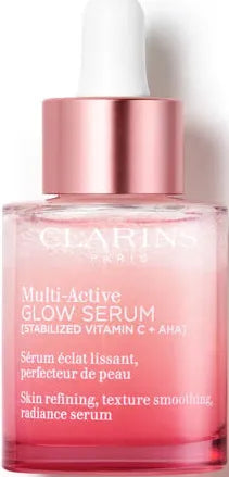 Clarins
Clarins Multi-Active Brightening Glow Serum with Vitamin C + AHA | Visibly Brightens, Evens Tone, Smooths Texture + Refines Pores* | All Skin Types | 30ml