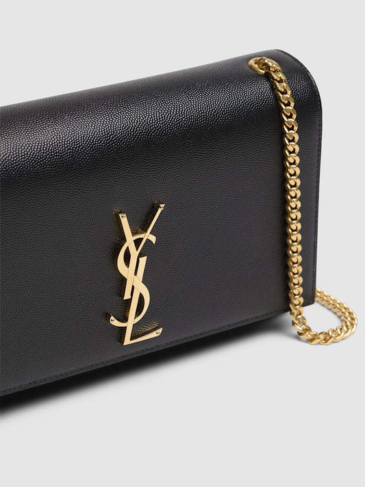 Saint Laurent
Medium Kate grain leather shoulder bag……(Sold out)