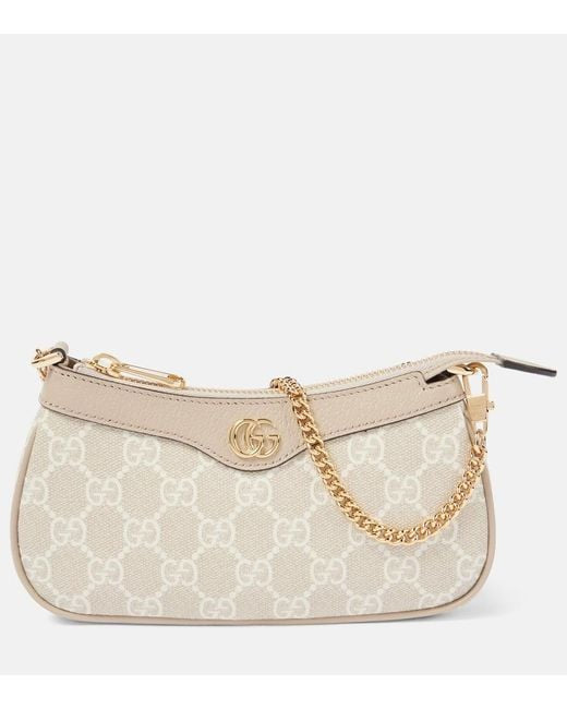 Gucci
Women's Natural Ophidia Mini Leather-Trimmed Shoulder Bag