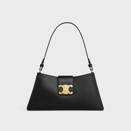 Medium Wiltern Bag in Smooth Calfskin Black