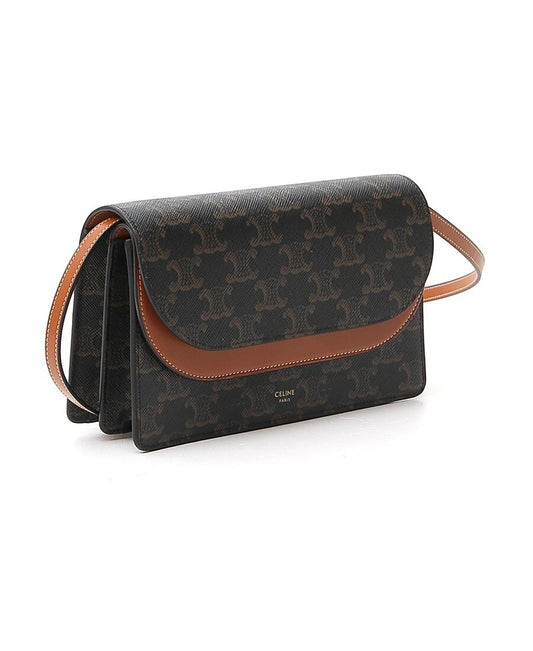 Celine
TRIOMPHE CANVAS logo-printed shoulder bag