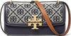 SMALL T MONOGRAM ELEANOR SHOULDER BAG IN blue
