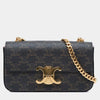 Celine
Celine Brown Triomphe Coated Canvas Claude Chain Shoulder Bag