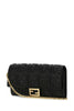 Wallet On Chain Baguette,Black Appa leather wallet