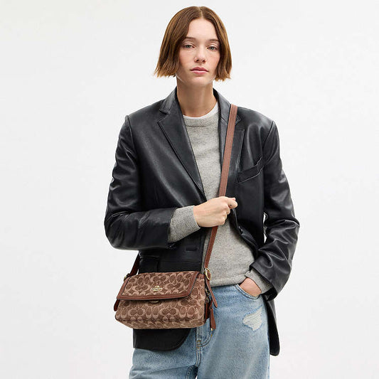 Etta Small Flap Shoulder Bag
In Signature Chenille