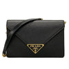 PRADA
Small leather crossbody bag