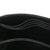 Shiny Extra Supple Calfskin Crocodile Embossed Small Triplet Bag Black