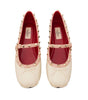 Valentino Garavani
Rockstud leather Mary Jane flats