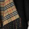Burberry
check wool reversible cape