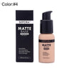 SEPORA 6 Colors Matte Liquid Foundation 30ml Oil Control Waterproof Full Coverage Facial Natural Concealer Base Makeup Cosmetics