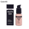 SEPORA 6 Colors Matte Liquid Foundation 30ml Oil Control Waterproof Full Coverage Facial Natural Concealer Base Makeup Cosmetics